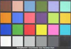 Nikon Coolpix L11 colourchart