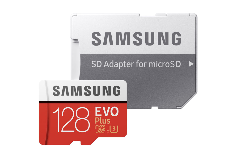 Samsung 128GB EVO Plus microSD Cards with SD Adapter