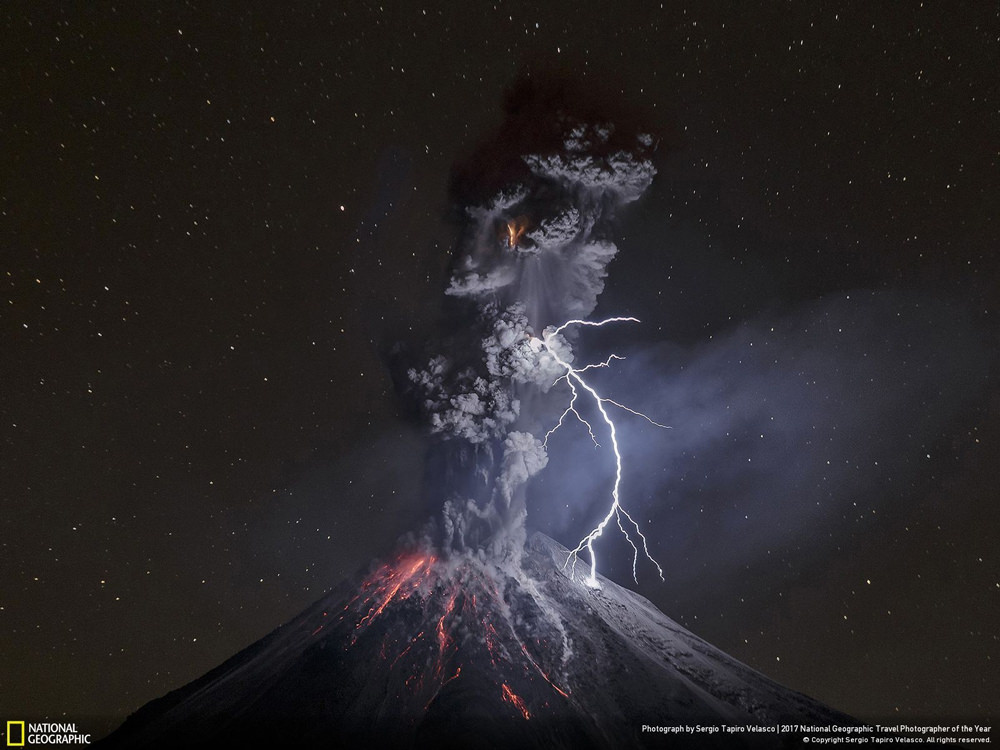Stunning Volcano Photo Wins 2017 National Geographic Travel