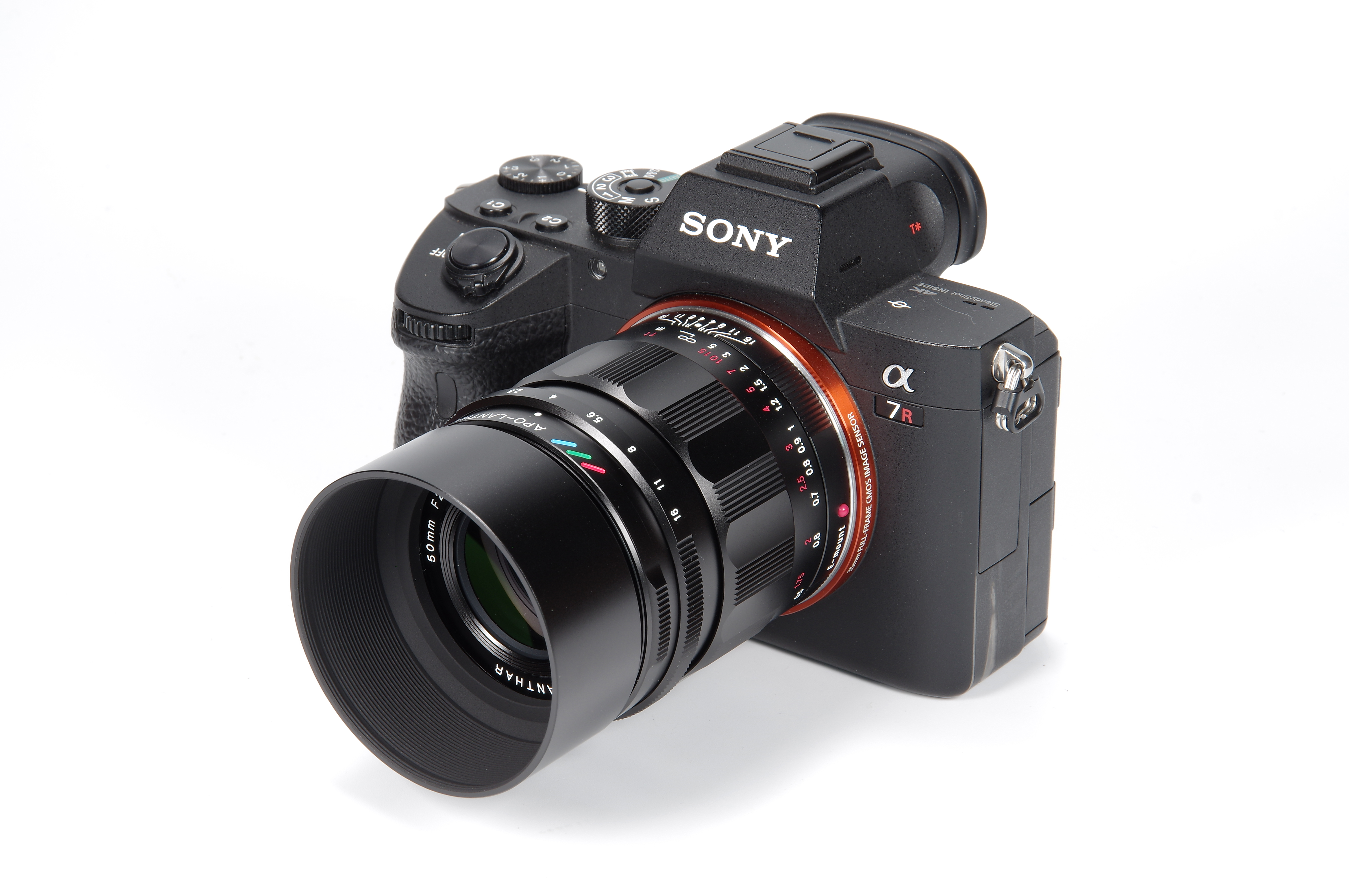 26美品　改造レンズ Voigtlander Lanthar f2.8/50mm The new Voigtlander APO-LANTHAR 50mm f/2 Aspherical II lens